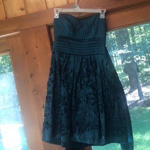 Strapless cocktail dress